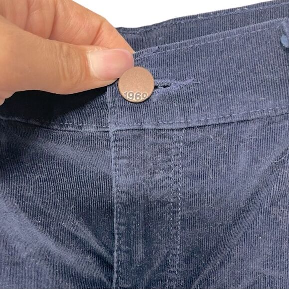 Gap 1969 Navy Blue Corduroy Legging Jean Size 32R - Picture 8 of 11